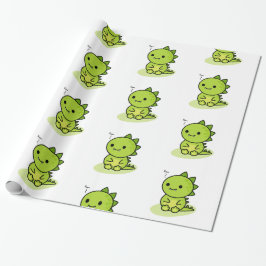 Papel De Regalo Chibi baby dragon
