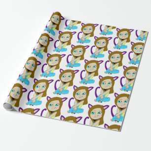 Papel De Regalo chibi catgirl