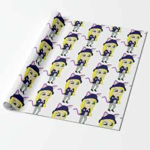 Papel De Regalo chibi catgirl