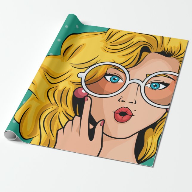 Papel De Regalo Chica #1 (Desenrollado)