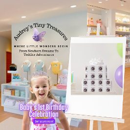 Papel De Regalo Chica 1Nacimiento Mariposa