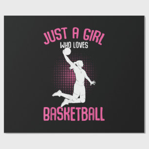 Papel De Regalo Chica Baloncesto Mujeres
