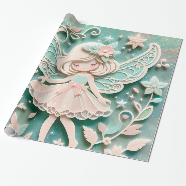 Papel De Regalo Chica de corte (Desenrollado)