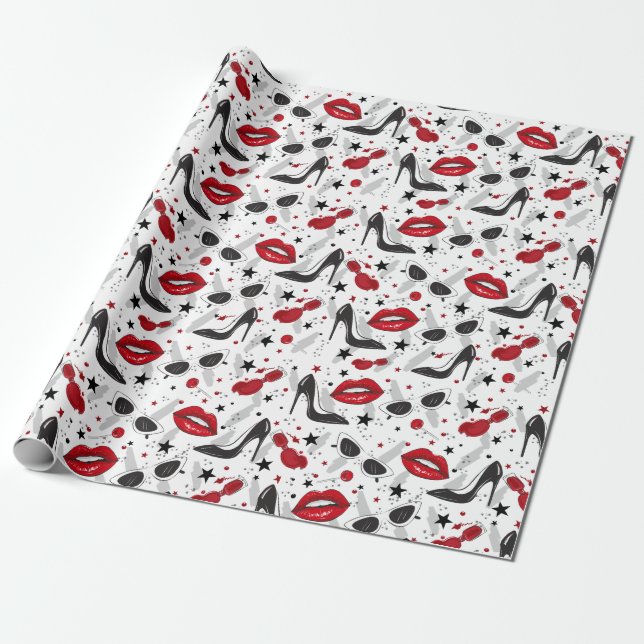 Papel De Regalo Chica de Uptown (Desenrollado)