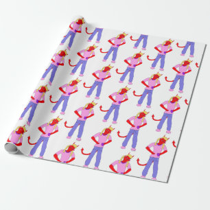 Papel De Regalo chica diablo