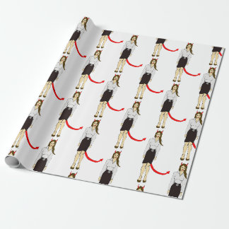 Papel De Regalo chica diablo