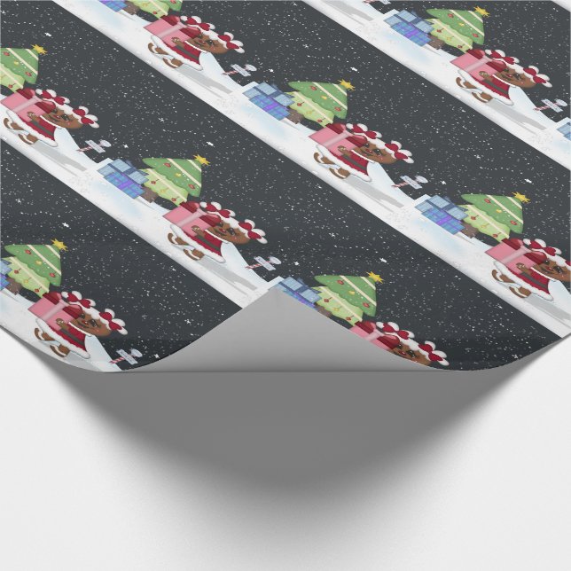 Papel De Regalo Chica Gingerbread (Esquina)