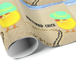 Papel De Regalo Chica retirada en la playa