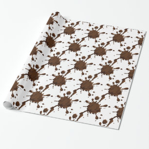 Papel De Regalo Chica sucio Thunder_Cove Mud Splats