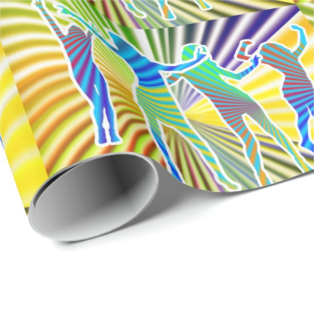 Papel De Regalo Chicas bailarines (Esquina del rollo)