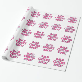 Papel De Regalo Chicas Calvas Rockean - Conciencia sobre el Cáncer