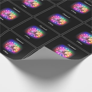 Papel De Regalo Chicas Gimnasia Equilibrio Viga Personalizada