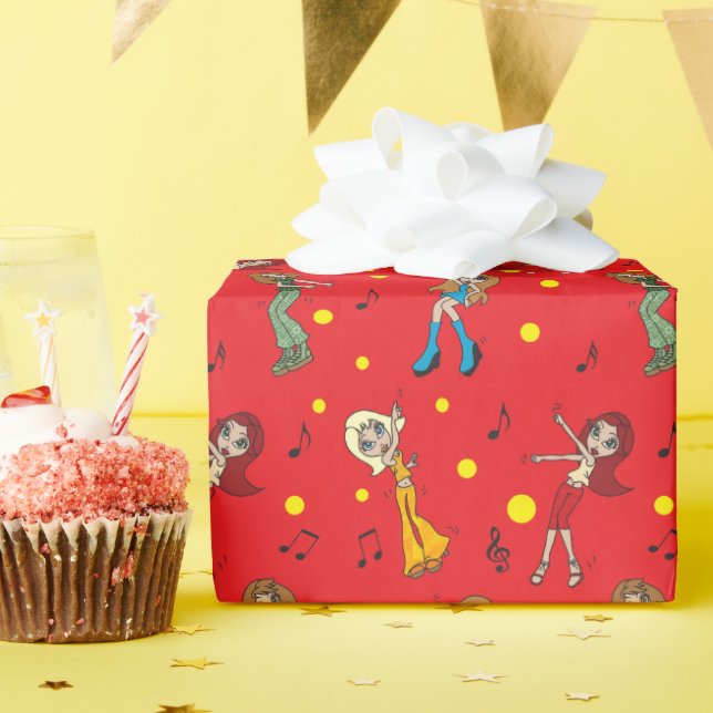 Papel De Regalo Chicas solo quieren bailar (Fiesta de cumpleaños )