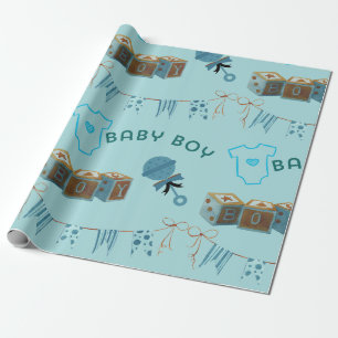 Papel De Regalo Chico bebé con encanto duchas para bebés y regalos