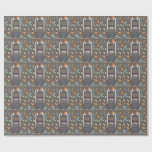 Papel De Regalo Chico ducha de bebé autum otoño burlap bodysuit