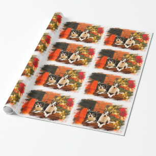 Papel De Regalo Chihuahua del navidad