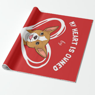 Papel De Regalo Chihuahua Heart_Dog Lover
