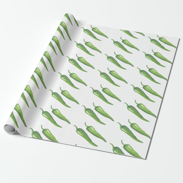 Papel De Regalo Chili mexicano (Desenrollado)