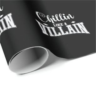 Papel De Regalo Chillin como un villano