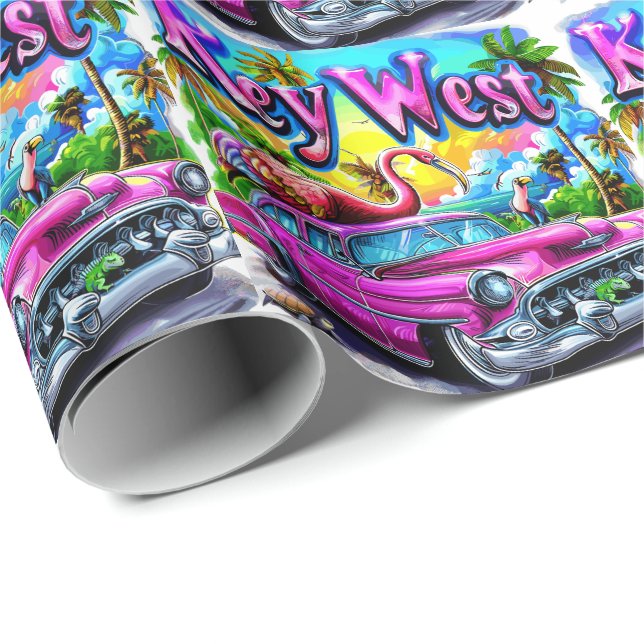 Papel De Regalo Chillin' en Key West, Florida (Esquina del rollo)