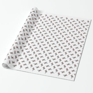 Papel De Regalo Chinchilla del navidad