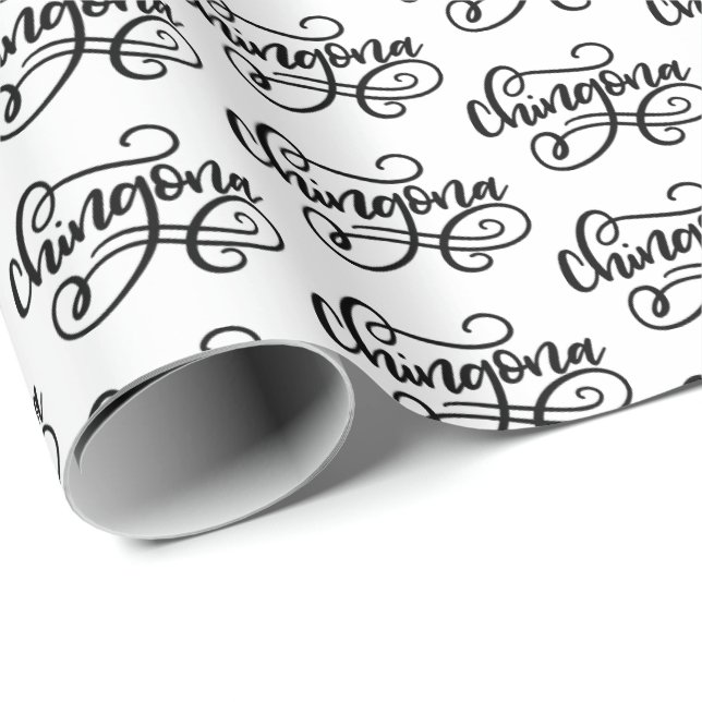 Papel De Regalo Chingona, (Esquina del rollo)
