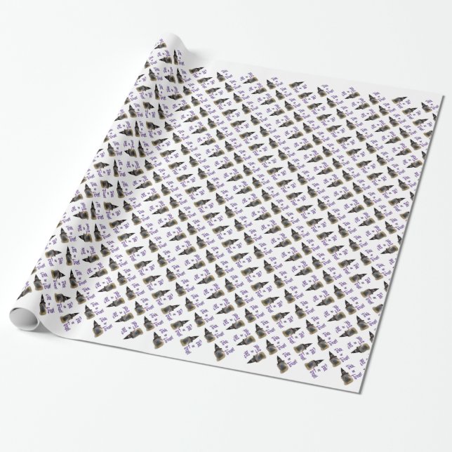 Papel De Regalo Chino Shar-Pei Trick (Desenrollado)
