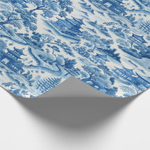 Chinoiserie azul Porcelaine chinese