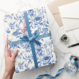 Papel De Regalo Chinoiserie Floral Flowers Birthday Shower Boda