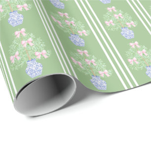 Papel De Regalo Chinoiserie grandiosa de perritos del árbol de Nav