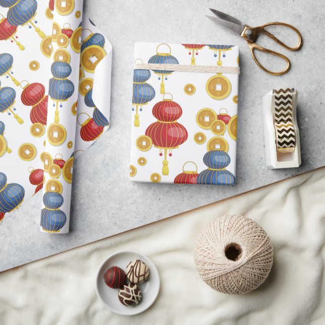 Papel De Regalo Chinos felices año nuevo (Artesanía)