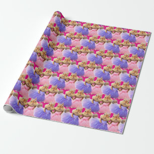 Papel De Regalo Chipmunk Ballerina Duo