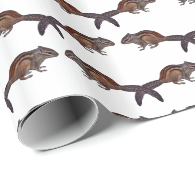 Papel de Regalo Chipmunk Frenzy (Esquina del rollo)