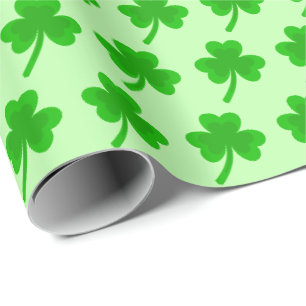 Papel De Regalo Chismosa del Día de San Patricio de Knot de oro ce
