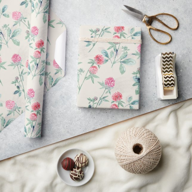 Papel De Regalo Chismoso en beige. (Artesanía)