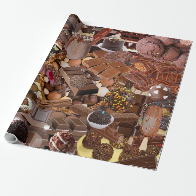 Papel De Regalo Chockablock Chocs (Desenrollado)