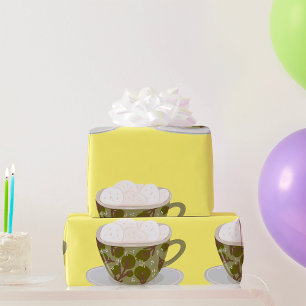 Papel De Regalo Chocolate caliente con malvaviscos