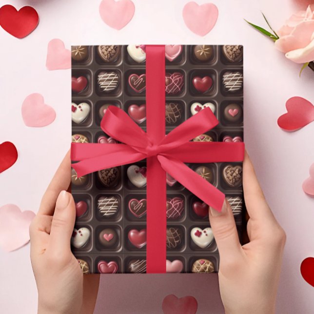 Papel De Regalo Chocolate de día de San Valentín (Subido por el creador)
