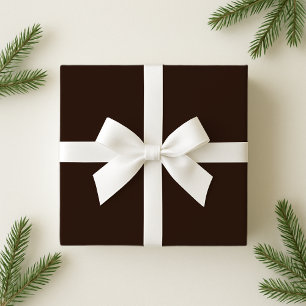 Papel De Regalo Chocolate oscuro, marrón sólido, marrón oscuro