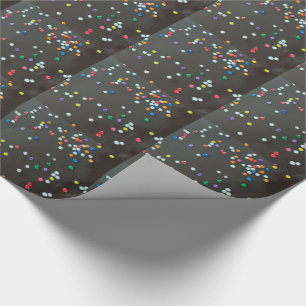 Papel De Regalo Chocolate y Purpurina