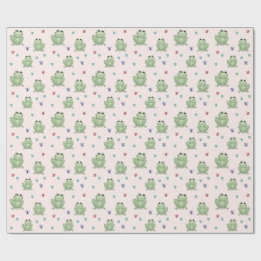 Papel De Regalo Chorreada de Agua de Rosa Fantasía para Baby Showe