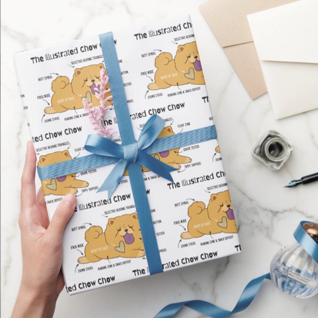 PAPEL DE REGALO CHOW ILUSTRADO   (Subido por el creador)