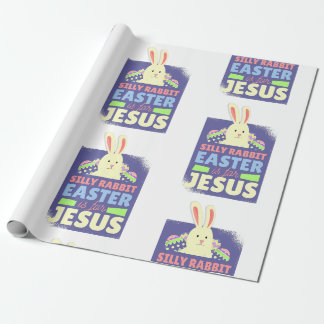 Papel De Regalo christian Easter Bunny jesus christ
