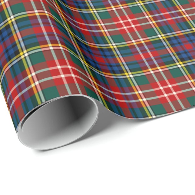 Papel De Regalo Christie Clan Tartan (Esquina del rollo)