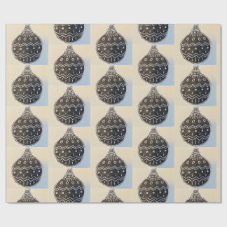 Papel De Regalo Christmas Bauble Wrapping Paper