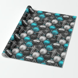 Papel De Regalo Christmas Bulbs Wrapping Paper