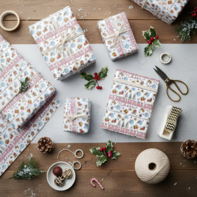 Papel De Regalo Christmas Cheer Seamless Wrapping Paper (Subido por el creador)