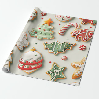 Papel De Regalo Christmas Cookies and Sprinkles