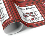 Papel De Regalo Christmas Drummer Rock Star Drum Kit Musician<br><div class="desc">Wish your favorite rock star a Merry Christmas with this cool wrapping paper featuring an awesome red drum kit.

Be sure to visit my store at zazzle.com/drumjunkiegraphics for more music merch and musician gift ideas!</div>