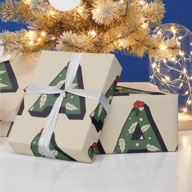 Papel De Regalo Christmas letter A Christmas (Vacaciones)